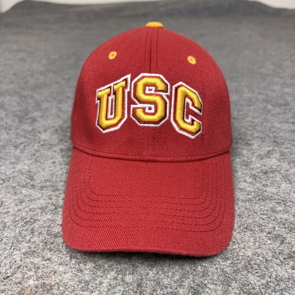 USC Trojans Mens Hat Flex One Size Cap NCAA Football College Sports casual Logo